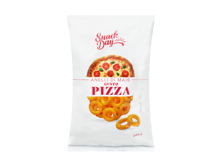 Anelli di mais gusto pizza Snack Day in offerta da Lidl