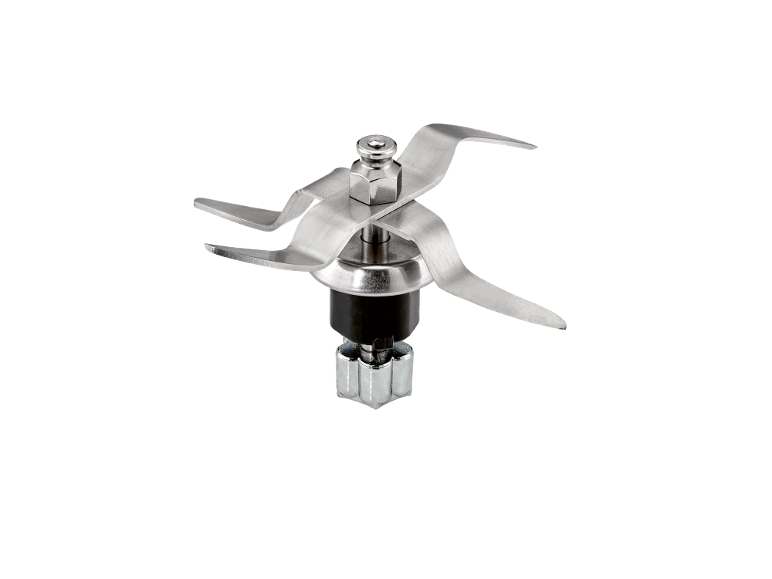 Lama di ricambio a quattro pale in acciaio inossidabile per frullatore.