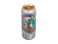 Lattina di birra Session IPA con illustrazione in stile steampunk e testo