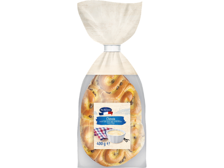 Dolce francese Chinois con crema alla vaniglia, 400 g.