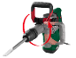 Martello demolitore con scalpello e frecce rosse che indicano il movimento della maniglia.