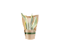 Pianta di sansevieria in confezione di carta marrone con scritta 'HEALTHY AND PURIFYING'