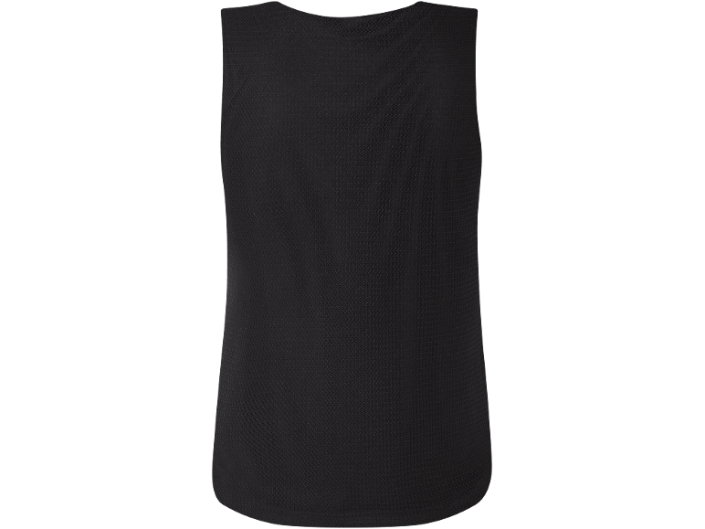 Maglia termica nera con texture a rete.
