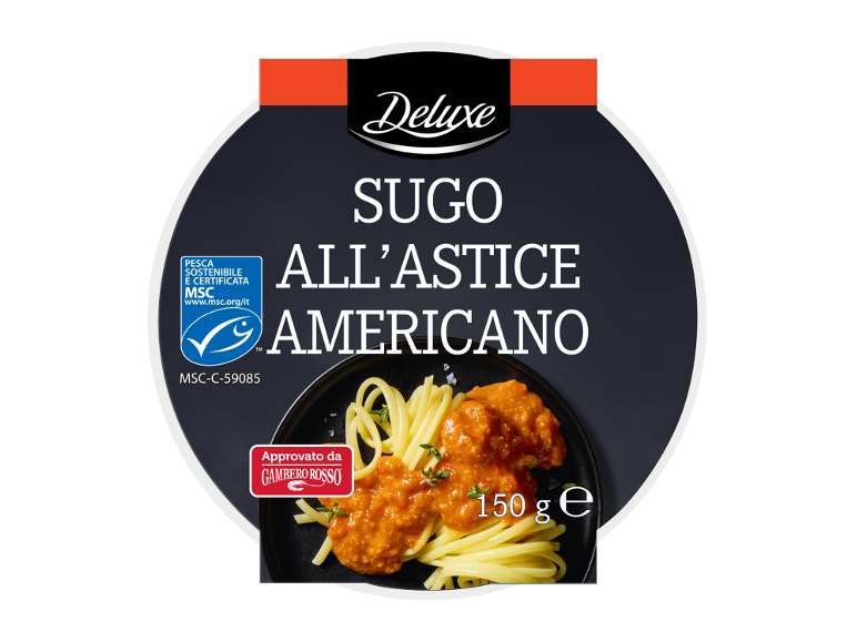 Sugo all'astice americano con pasta, certificato MSC, 150 g