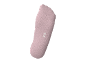 Calzino corto rosa con la taglia '35-38' stampata.