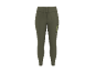 Leggings sportivi da donna verde oliva con coulisse e tasca con cerniera