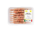 Spiedini di pollo marinati in salsa BBQ Kansas, peso netto 0,330 kg.