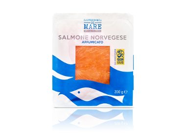 Gastronomia di Mare Salmone norvegese affumicato
