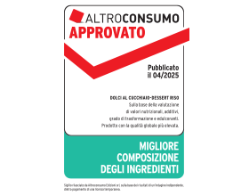 Sigillo approvato, pubblicato 04/2025, migliore composizione degli ingredienti per dolci al cucchiaio.