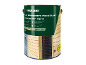 Latta da 5L di vernice trasparente per legno per interni ed esterni.