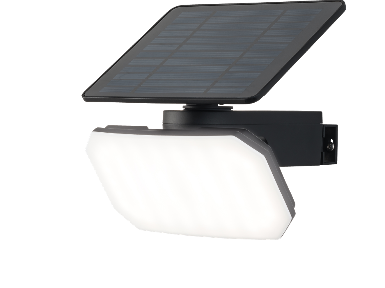 Lampada da parete solare a LED con sensore di movimento.