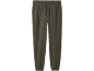 Pantaloni da jogging kaki da uomo con elastico in vita e coulisse.