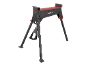 Cavalletto da sega PARKSIDE PERFORMANCE nero e rosso con gambe pieghevoli.