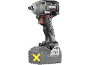 Avvitatore a impulsi a batteria con motore brushless e batteria.