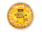 Tortilla stile messicano con patate e fagioli, confezionata, 500g.