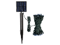Luci da giardino con pannello solare, catena luminosa a LED e picchetto da terra.