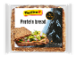 Pane proteico confezionato con testo 'High Protein' e immagine di un sandwich all'avocado.