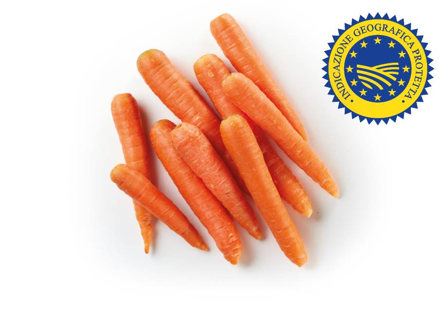 Un mucchio di carote.