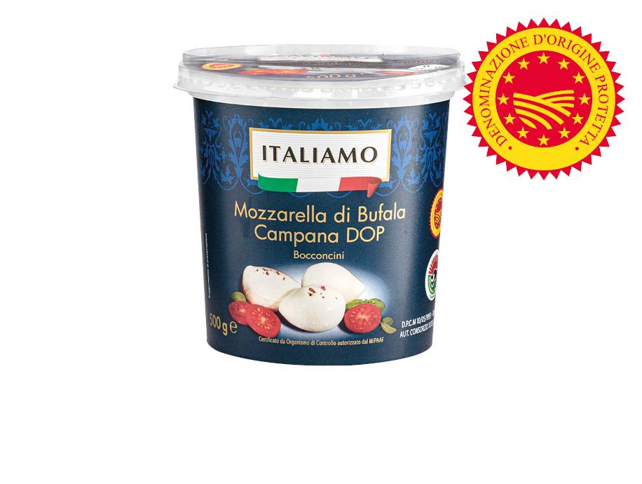Mozzarella di Bufala Campana DOP Italiamo.