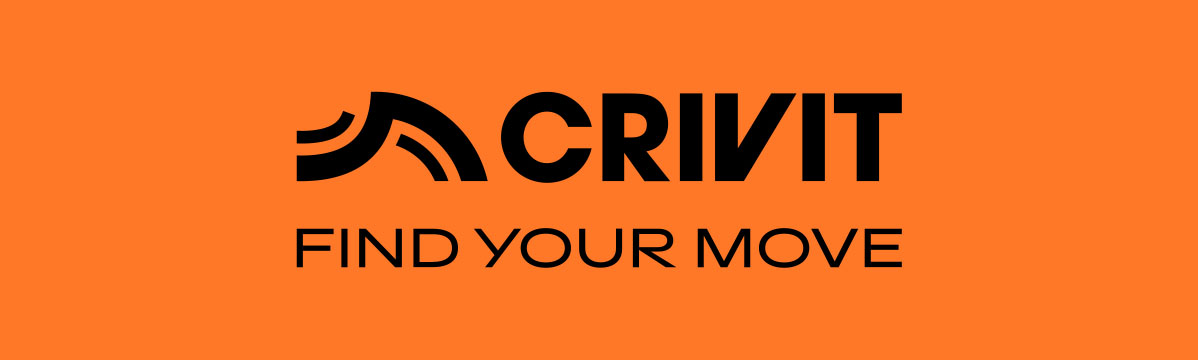 Logo Crivit: Trova il tuo movimento.