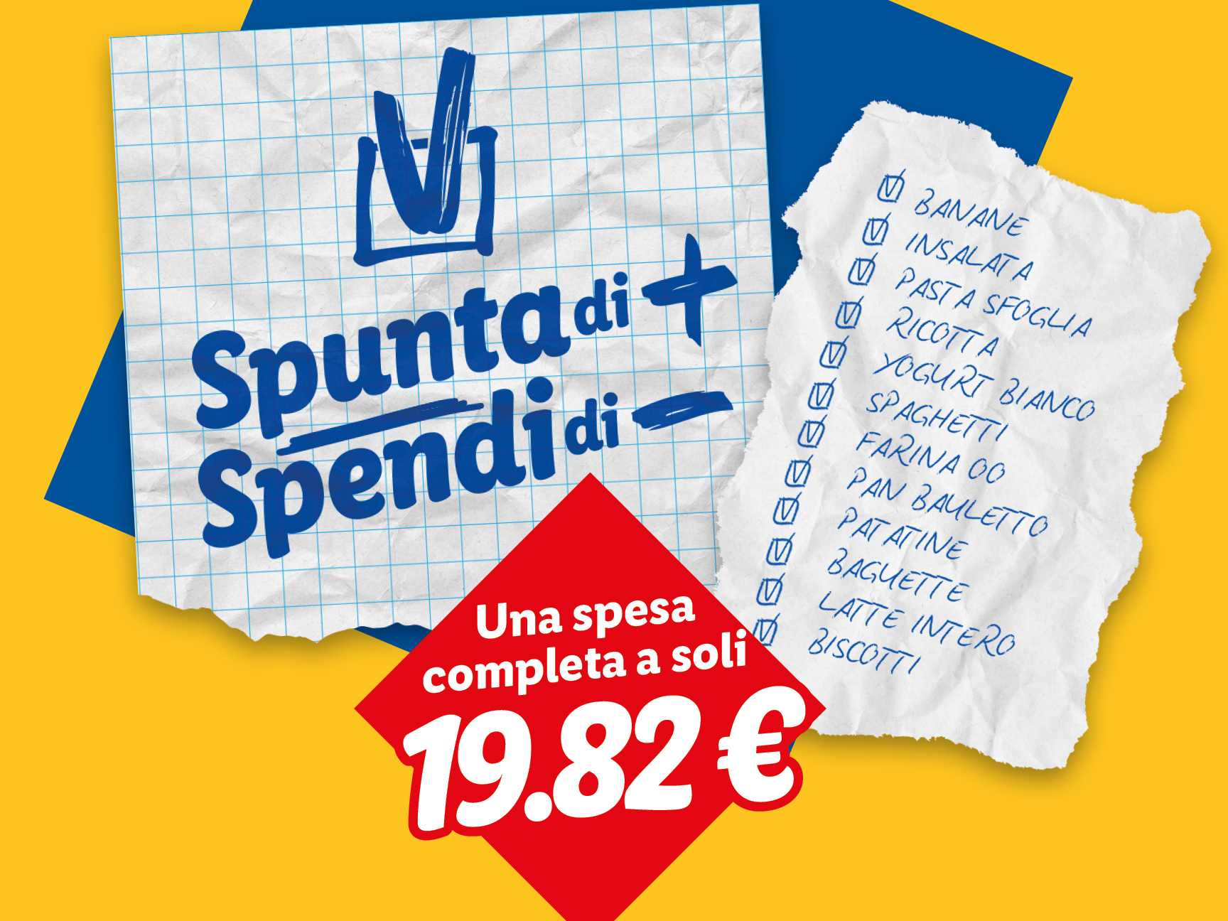 Spunta di + Spendi di -