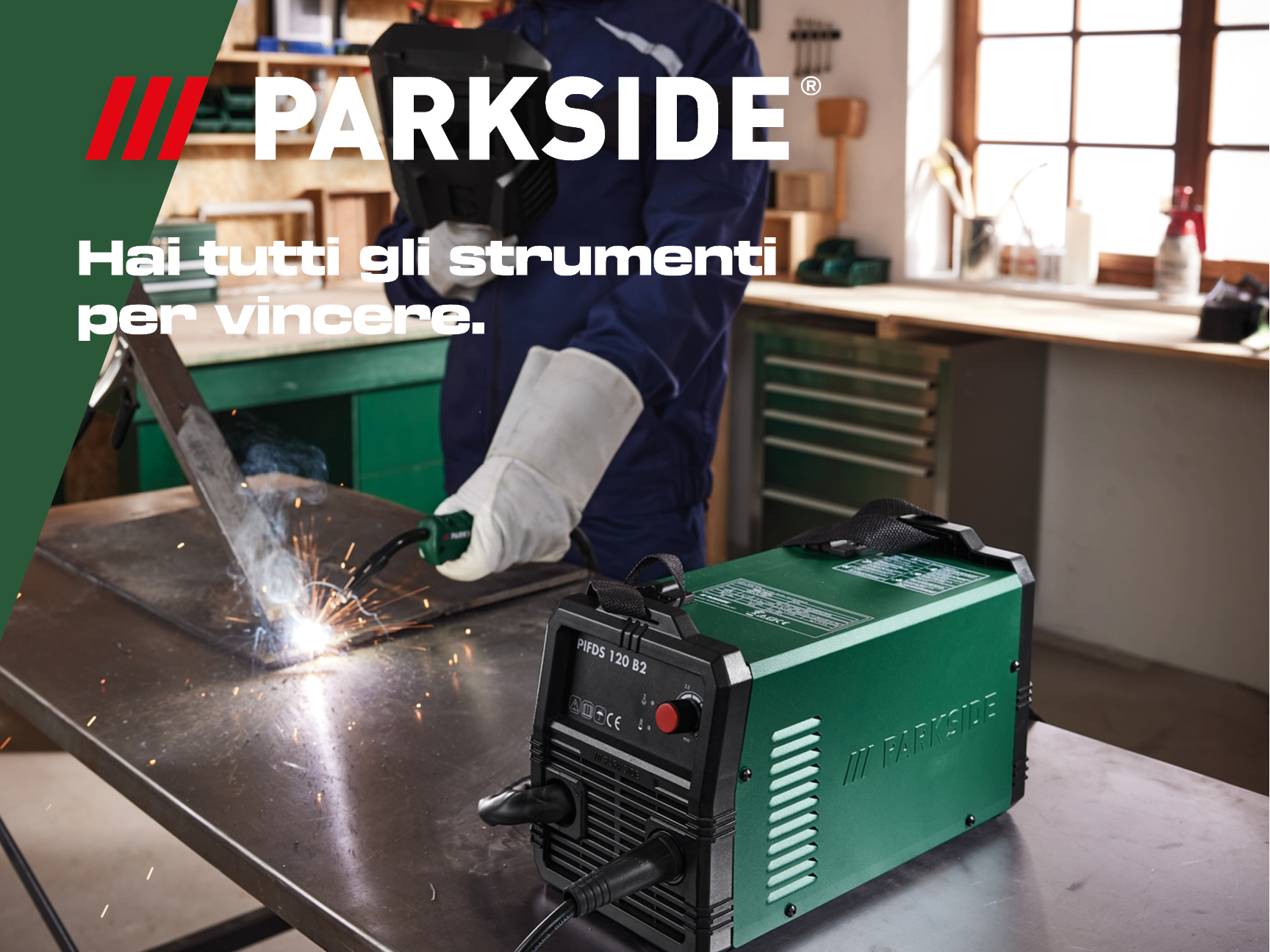 Parkside®: hai tutti gli strumenti per vincere. 