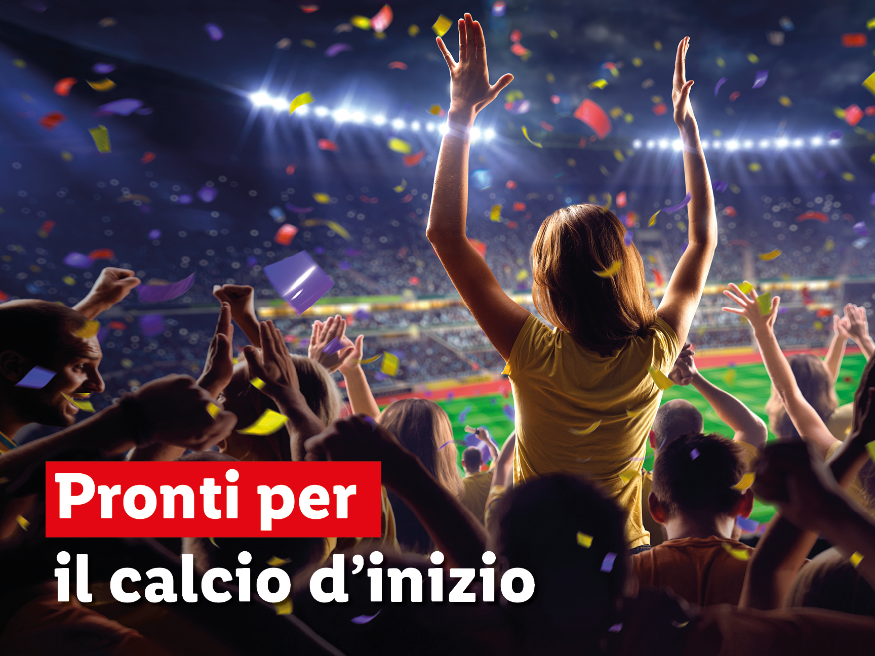 Pronti per il calcio d'inizio 