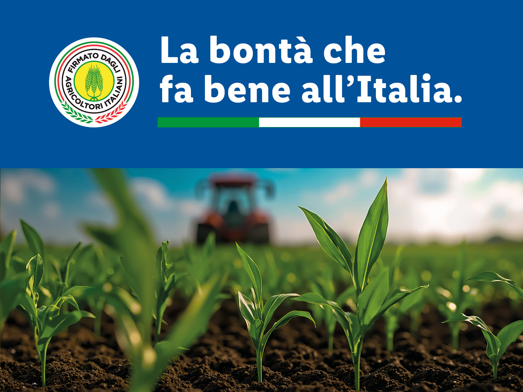 La bontà che fa bene all'Italia.