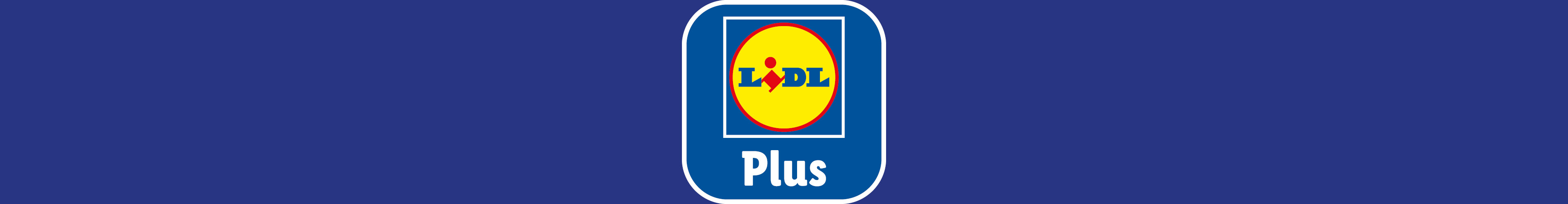 Logo dell'app fedeltà con il logo del supermercato e la scritta 'Plus' in bianco.