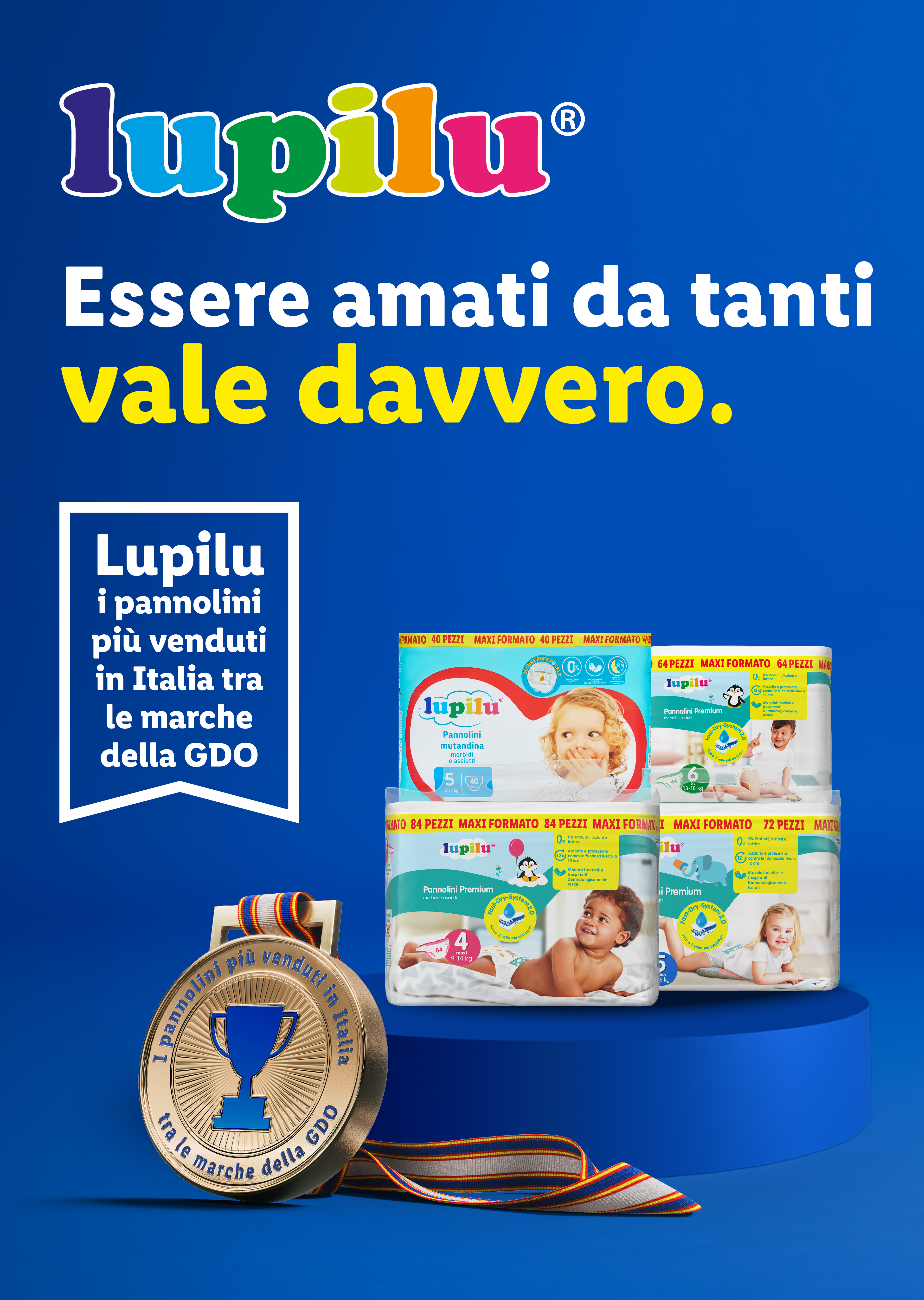 Pannolini per bambini in offerta speciale, i più venduti in Italia nella GDO.