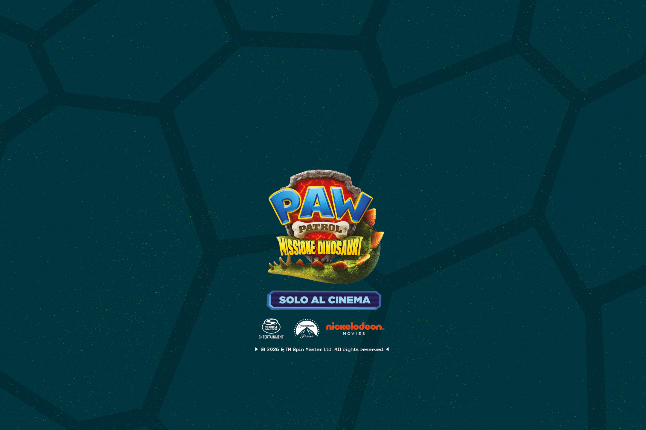 Paw Patrol: Missione Dinosauri, con cuccioli e dinosauri, ora al cinema.