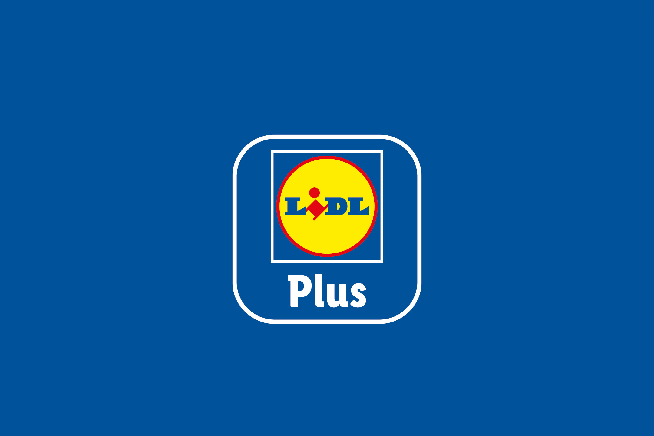 Logo del programma fedeltà di un supermercato su sfondo blu, con la scritta 'Plus'.