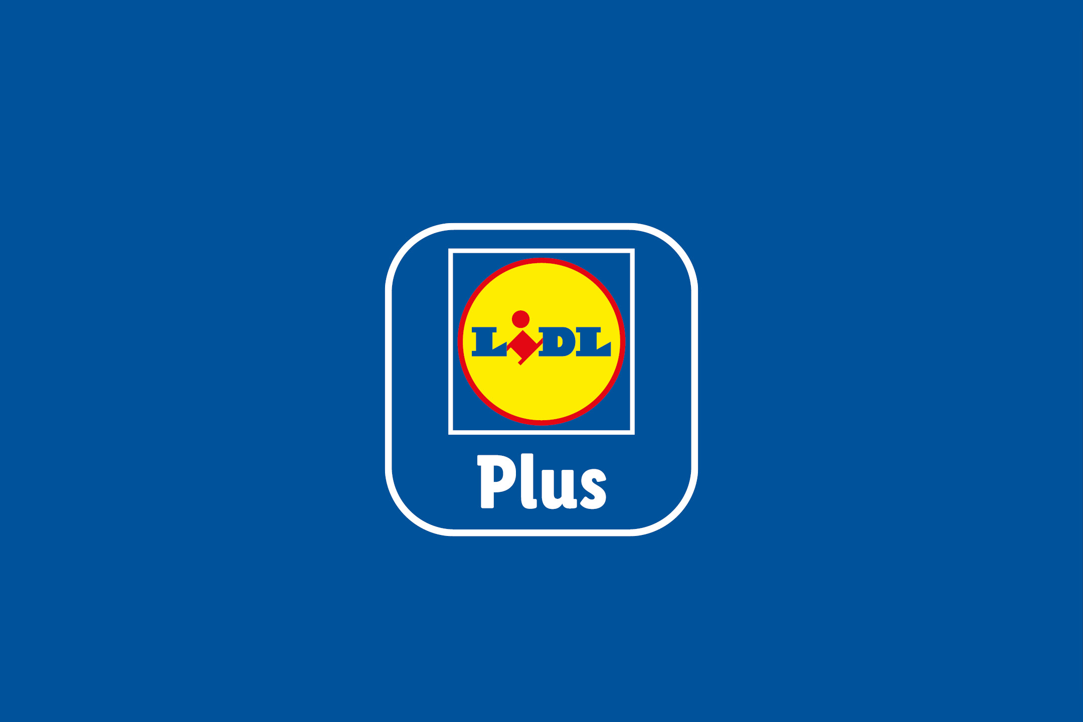 Logo dell'app fedeltà su sfondo blu.
