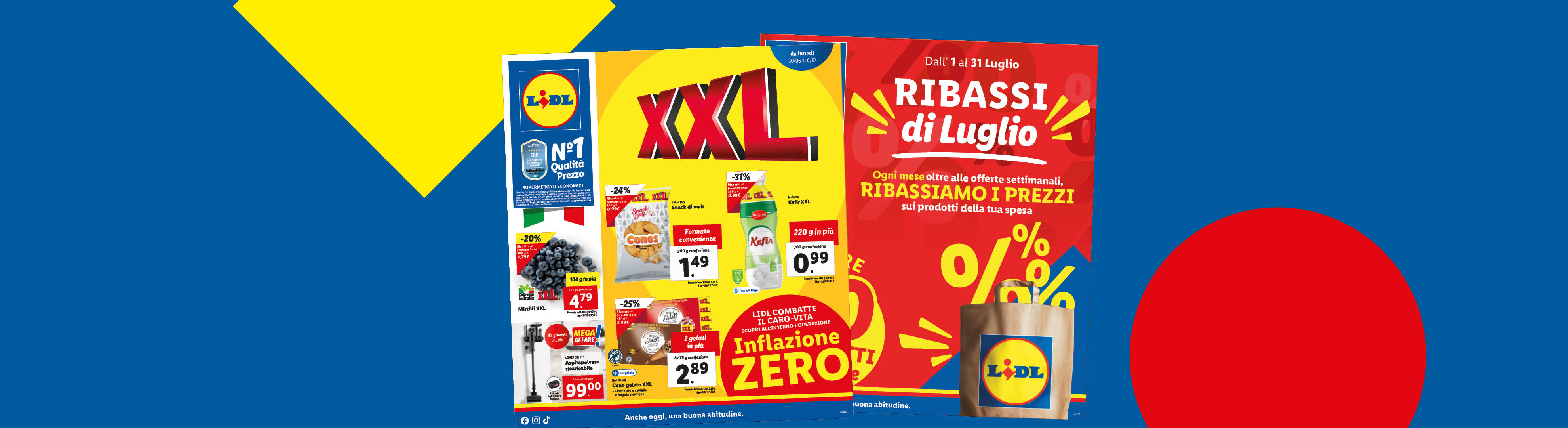 I volantini di Lidl XXL con offerte XXL e i ribassi di Luglio