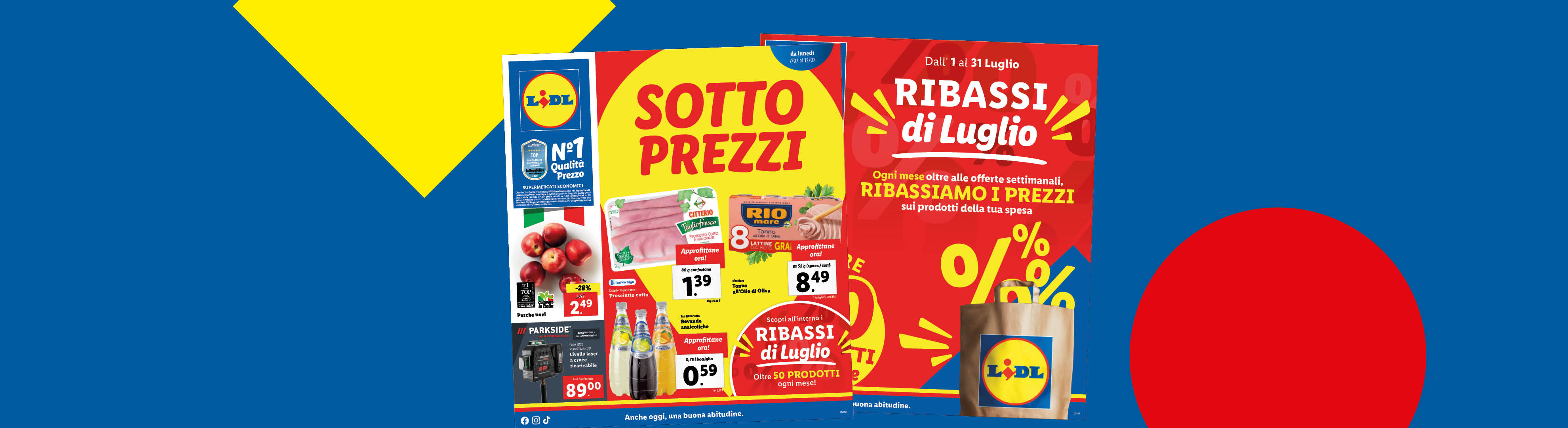 I volantini di Lidl: Sottoprezzi e i ribassi di Luglio
